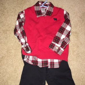 Carters 3 piece holiday outfit